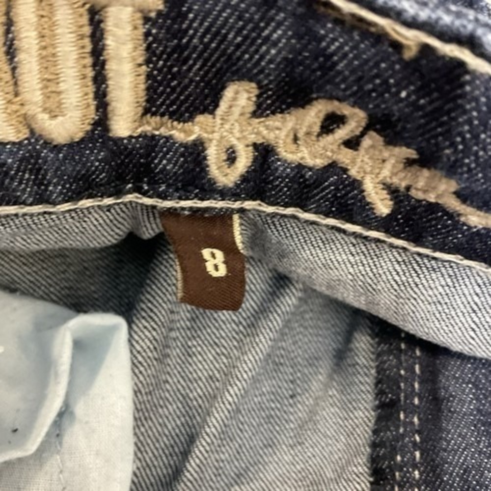 Kut from the Kloth Blue Stretch Reese Ankle Straight Leg Jeans Women 8 China - Picture 3 of 11
